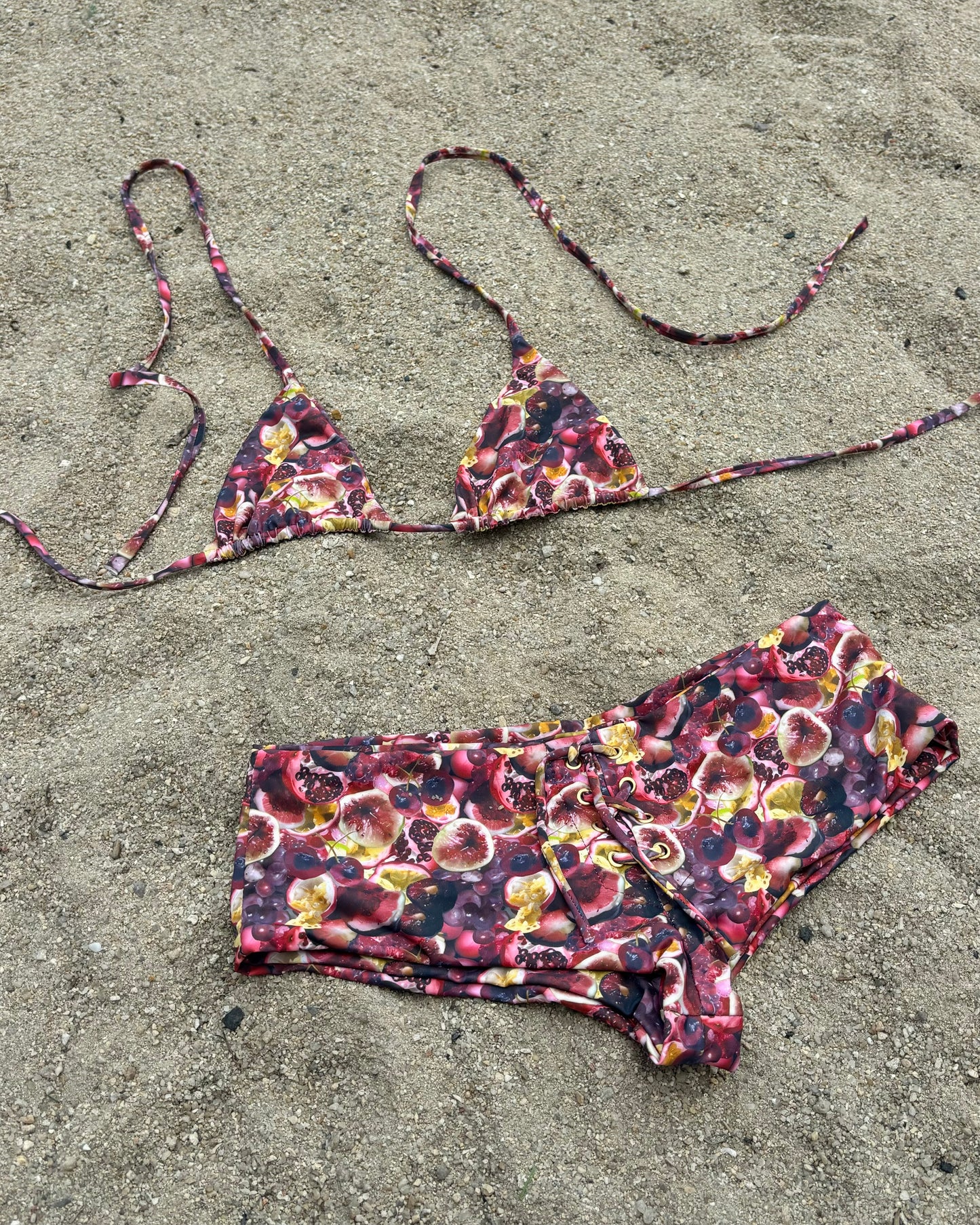 Triangle Swim Top Grape