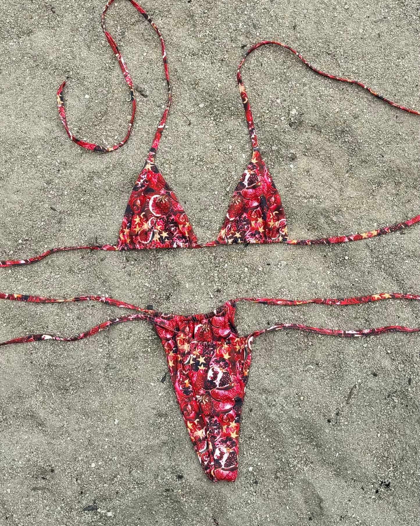 Cheeky Swim Bottom Pomegranate