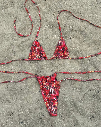 Cheeky Swim Bottom Pomegranate
