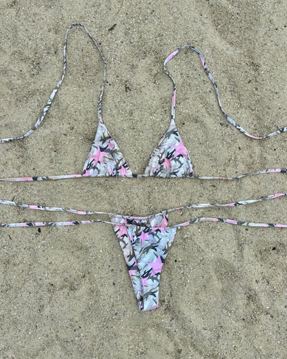 Triangle Swim Top Camo