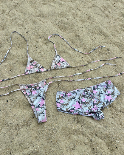 Triangle Swim Top Camo