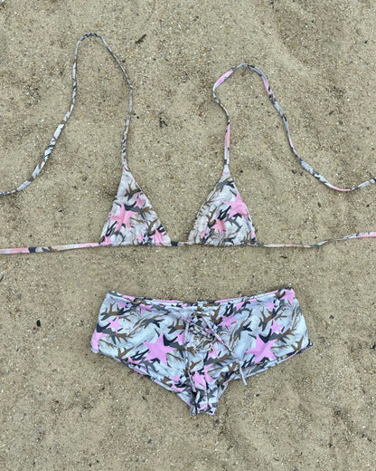 Triangle Swim Top Camo