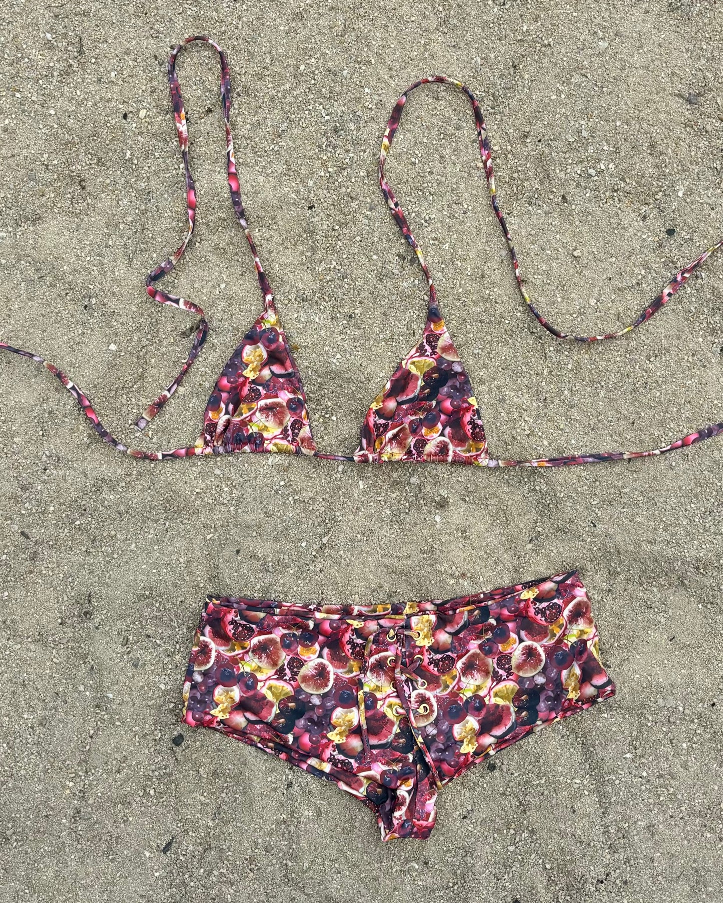 Triangle Swim Top Grape