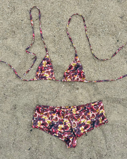 Triangle Swim Top Grape