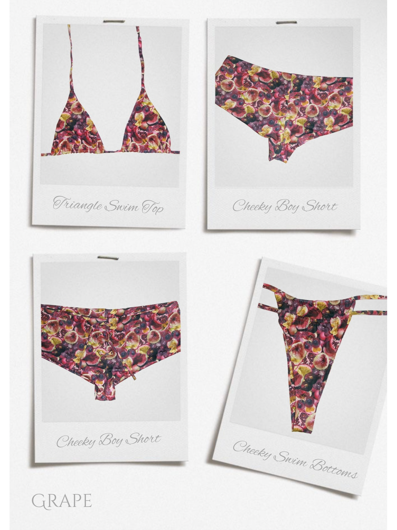 Cheeky Swim Bottom Grape