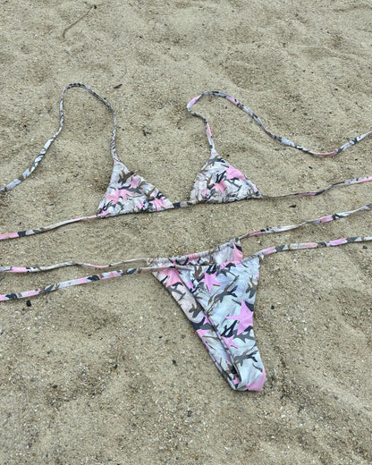 Triangle Swim Top Camo
