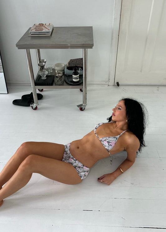 Triangle Swim Top Camo