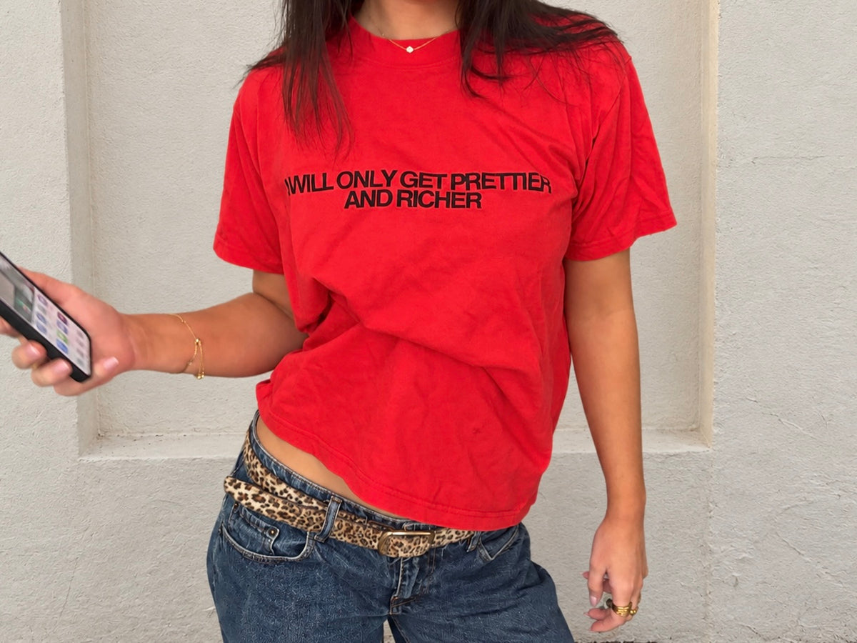 Rich & Pretty Tee - Red